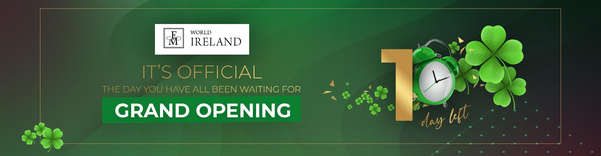 GRAND OPENNING - 1 day left!