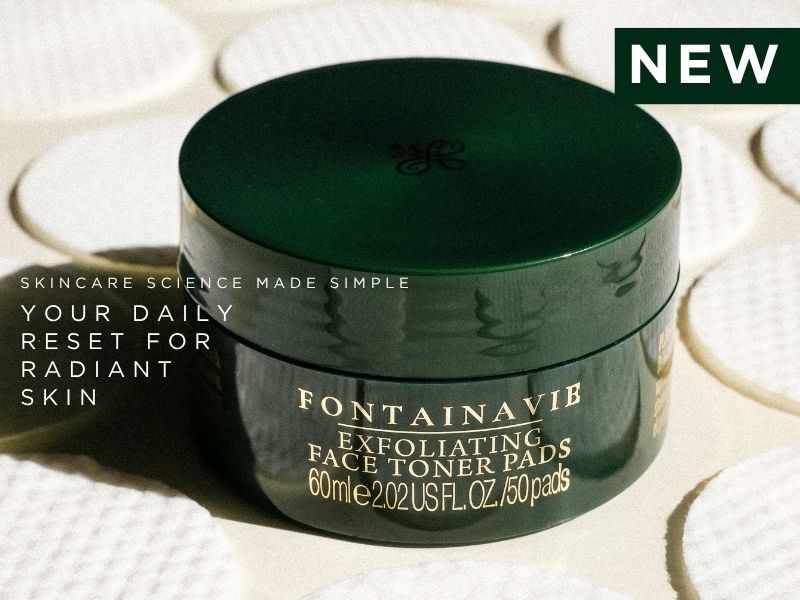 New from Fontainavie – Exfoliating Face Toner Pads